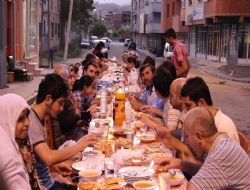 İmece usulü iftar yemeği 